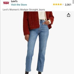 Women’s Levi Wedgie Jeans, Size 29